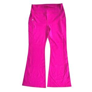 Fabletics Hot Pink Sculpt Flare Leggings XXL/1X Yoga Gym Athleisure